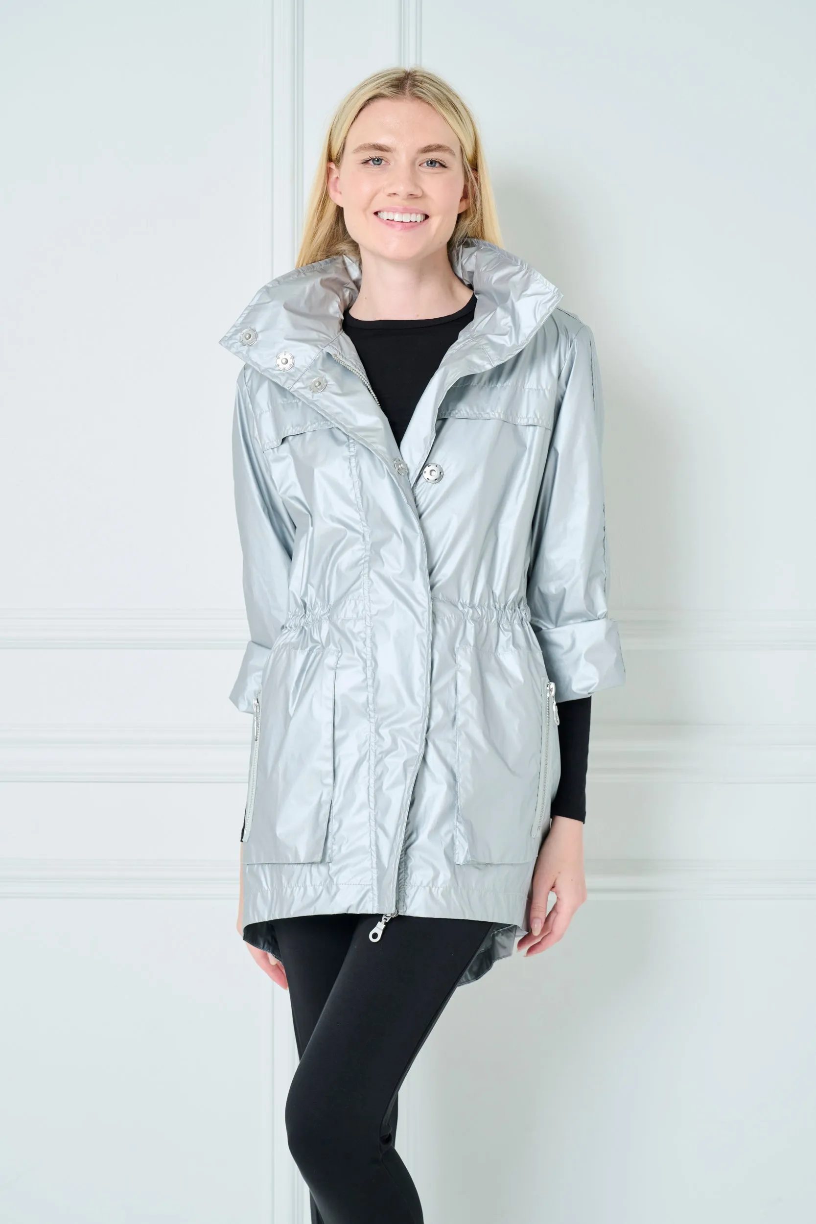 Metallic Rain Jacket