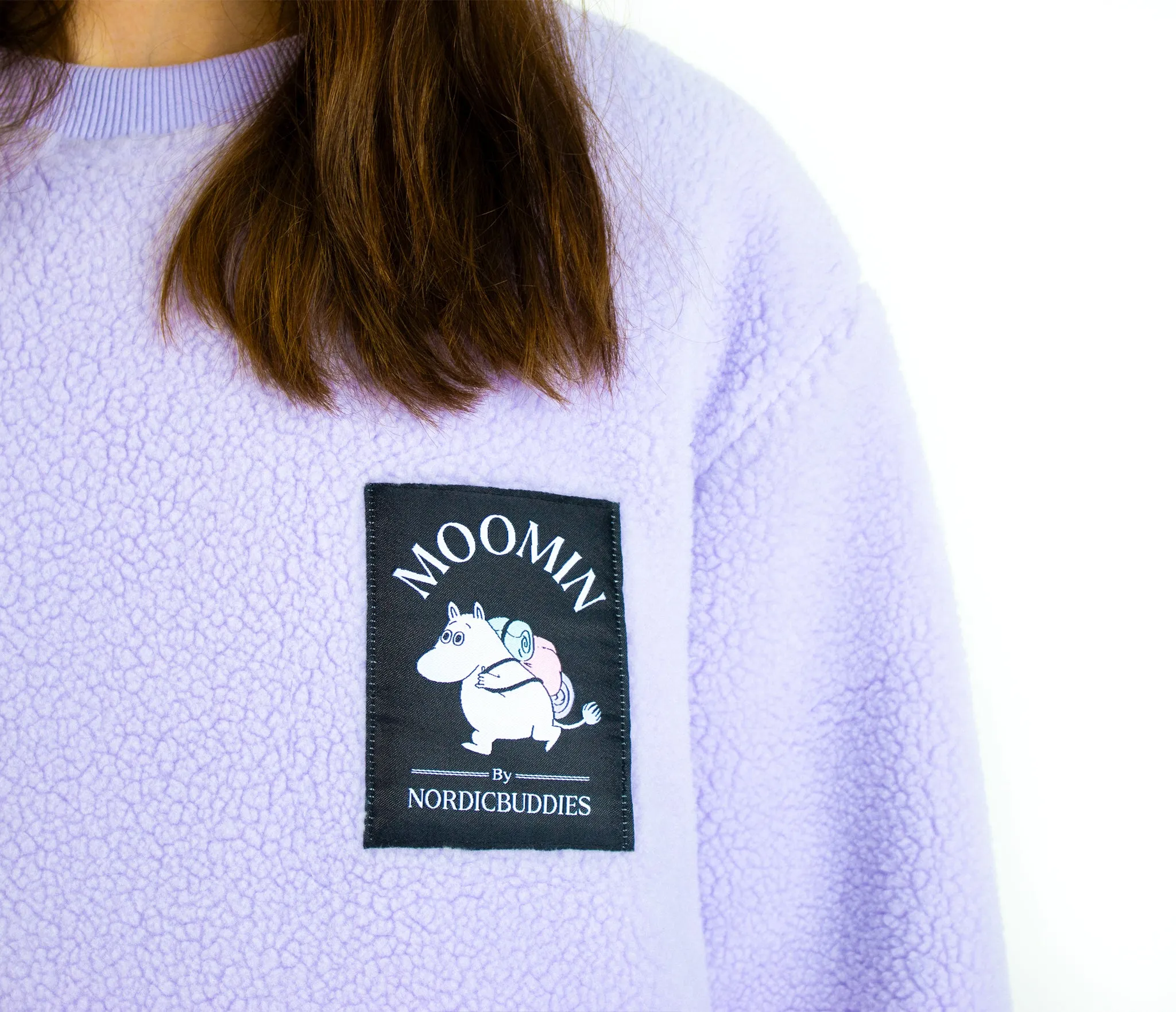 Moomintroll Adventure Fleece - Lilac/White