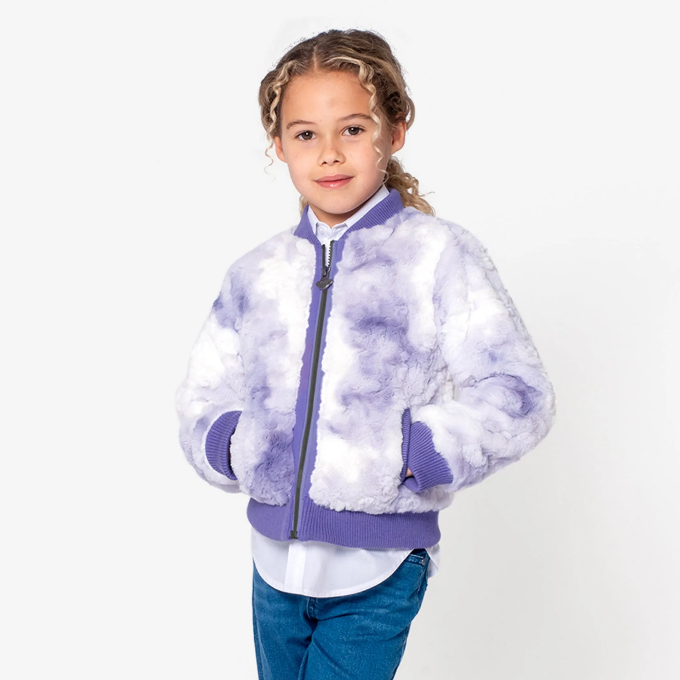 Nikki Bomber Jacket | Purple Lavender