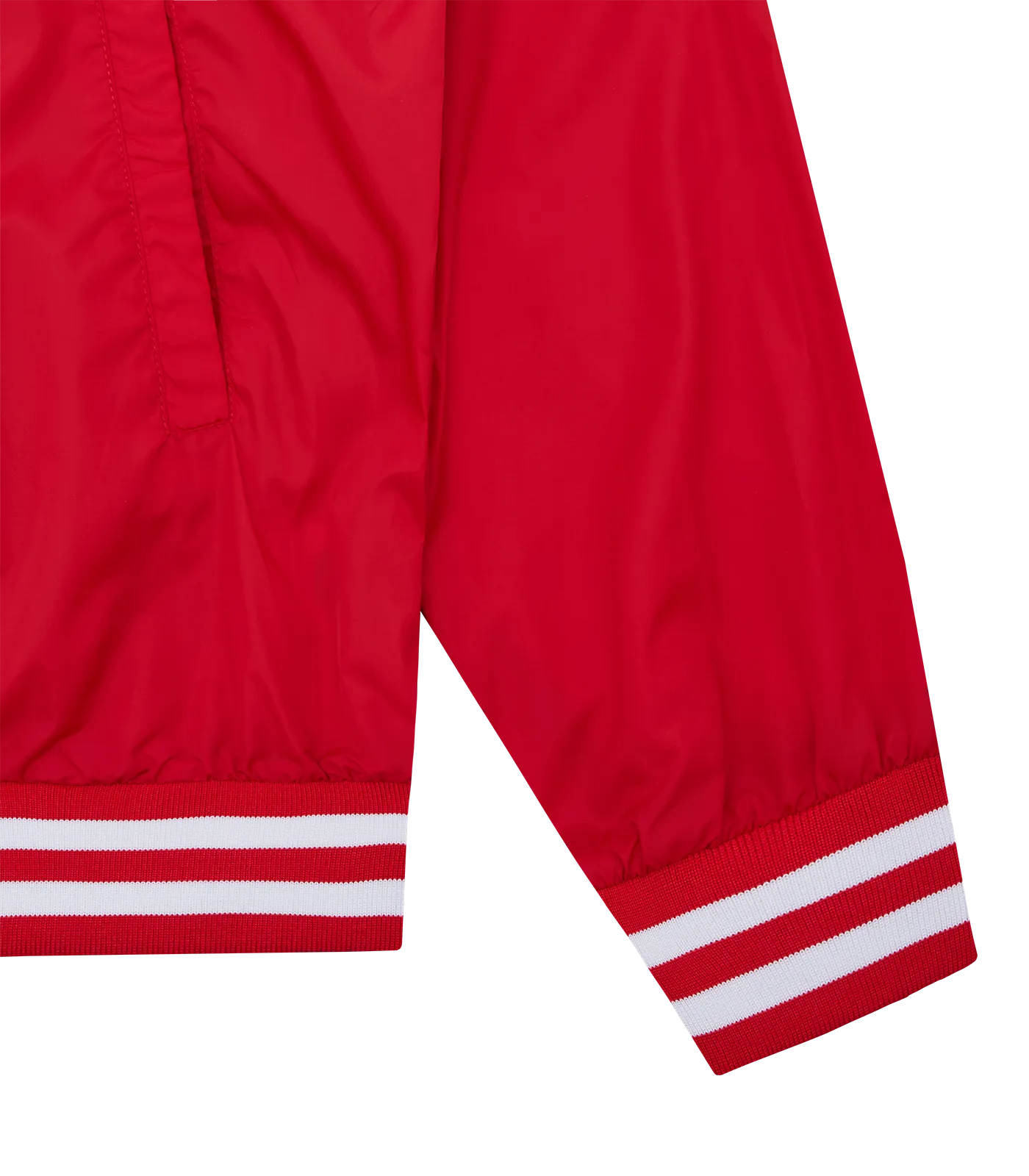 NYLON BOMBER JACKET - RED