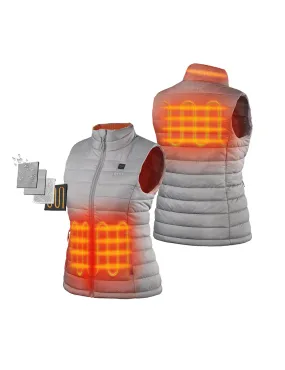 (Open-box) Women's Classic Heated Vest with B19G Battery - Gray