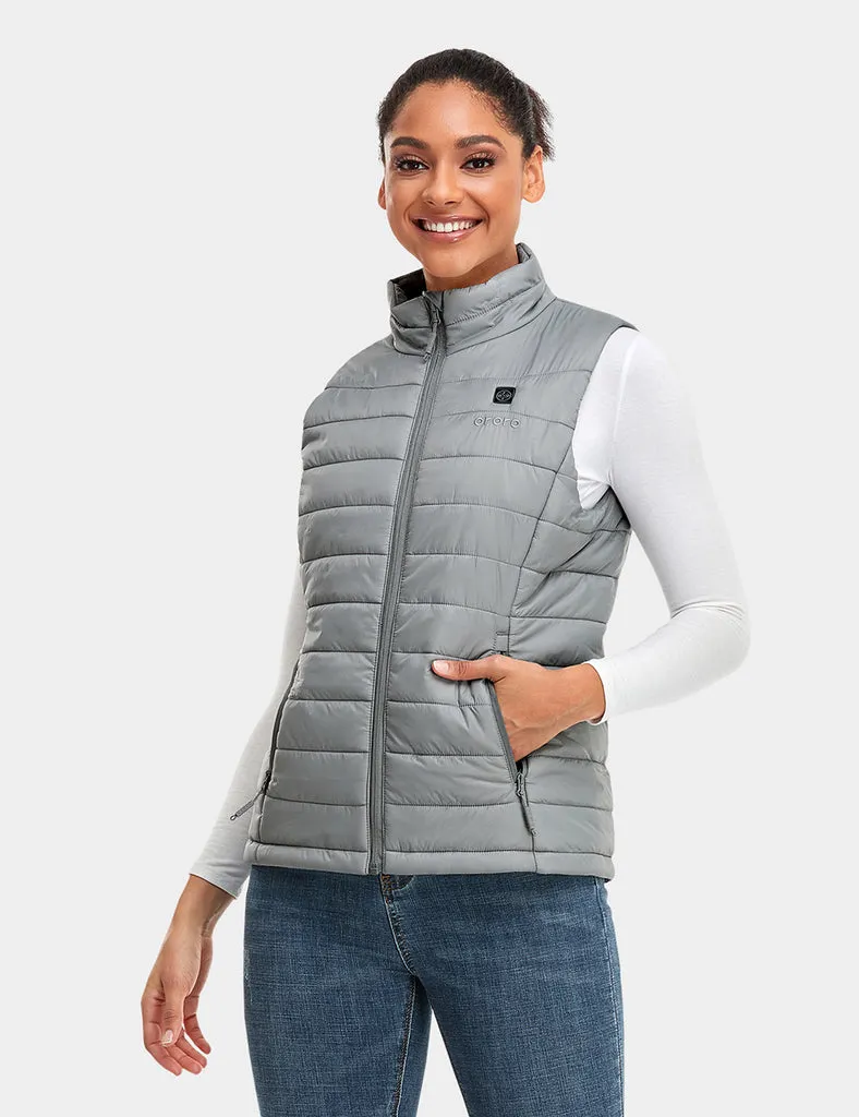 (Open-box) Women's Classic Heated Vest with B19G Battery - Gray