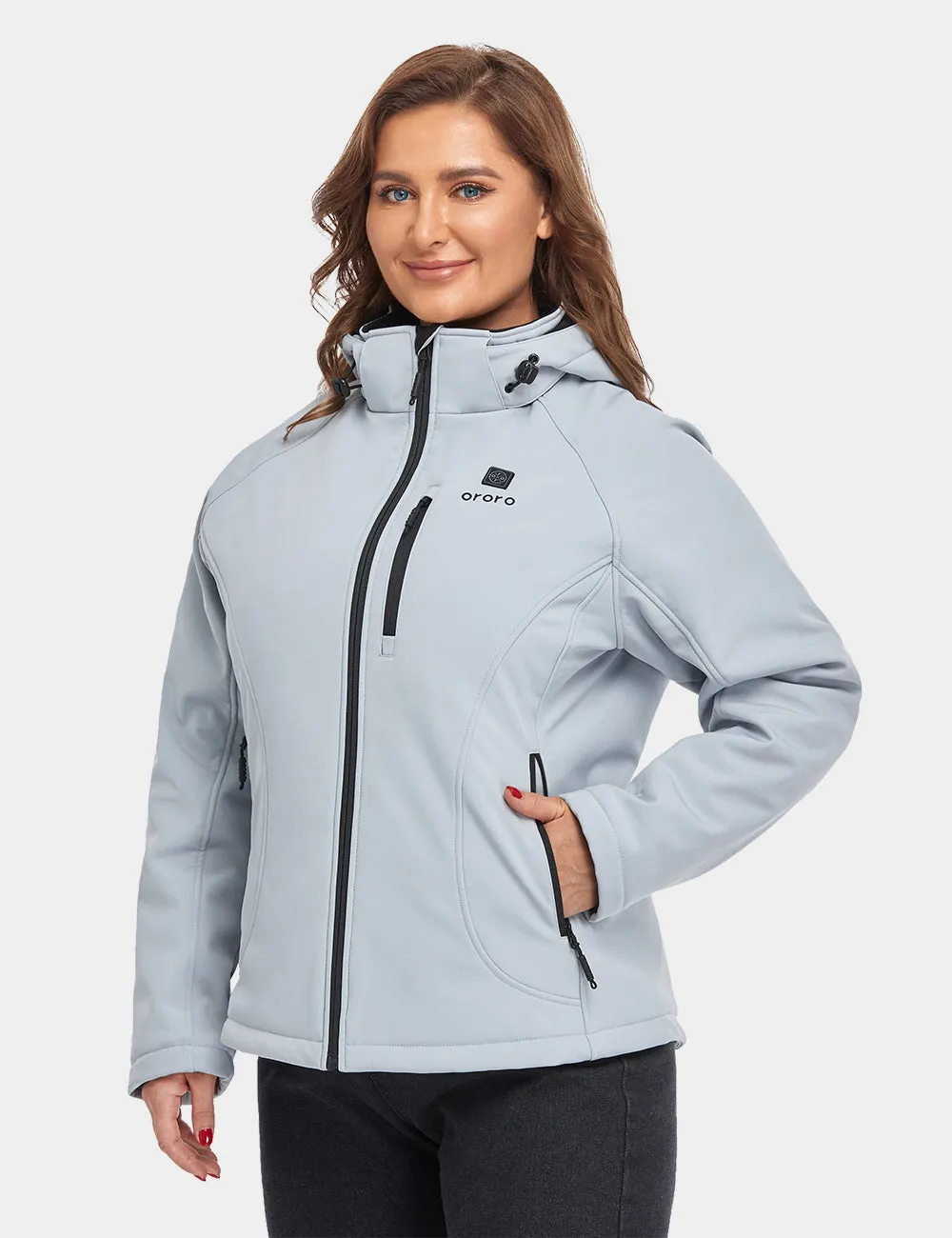 (Open-box) Women's Heated Jacket - 4 Heating Zones (Battery Set Not Included)