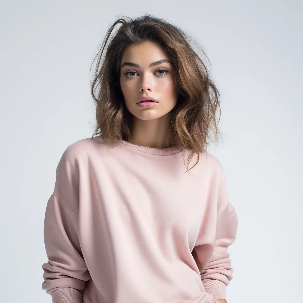 Organic cotton fleece sweatshirt