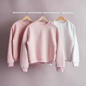 Organic cotton fleece sweatshirt