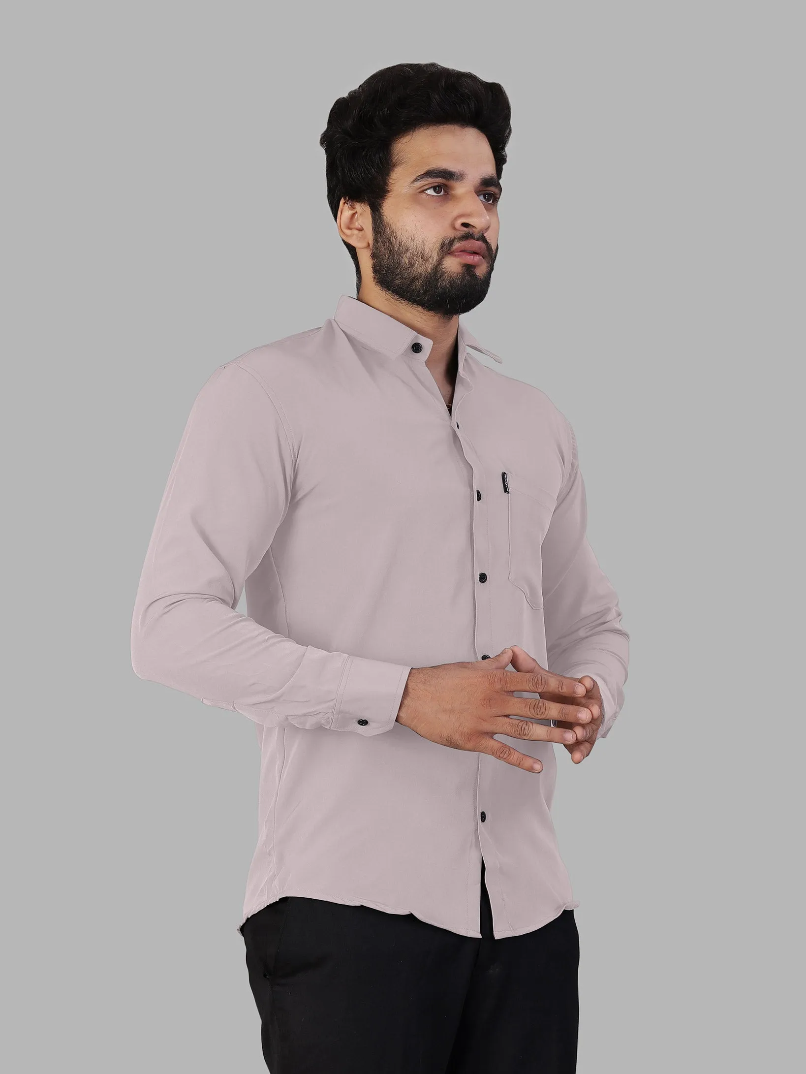 Papaya Whip Expandable Full Sleeve Shirt