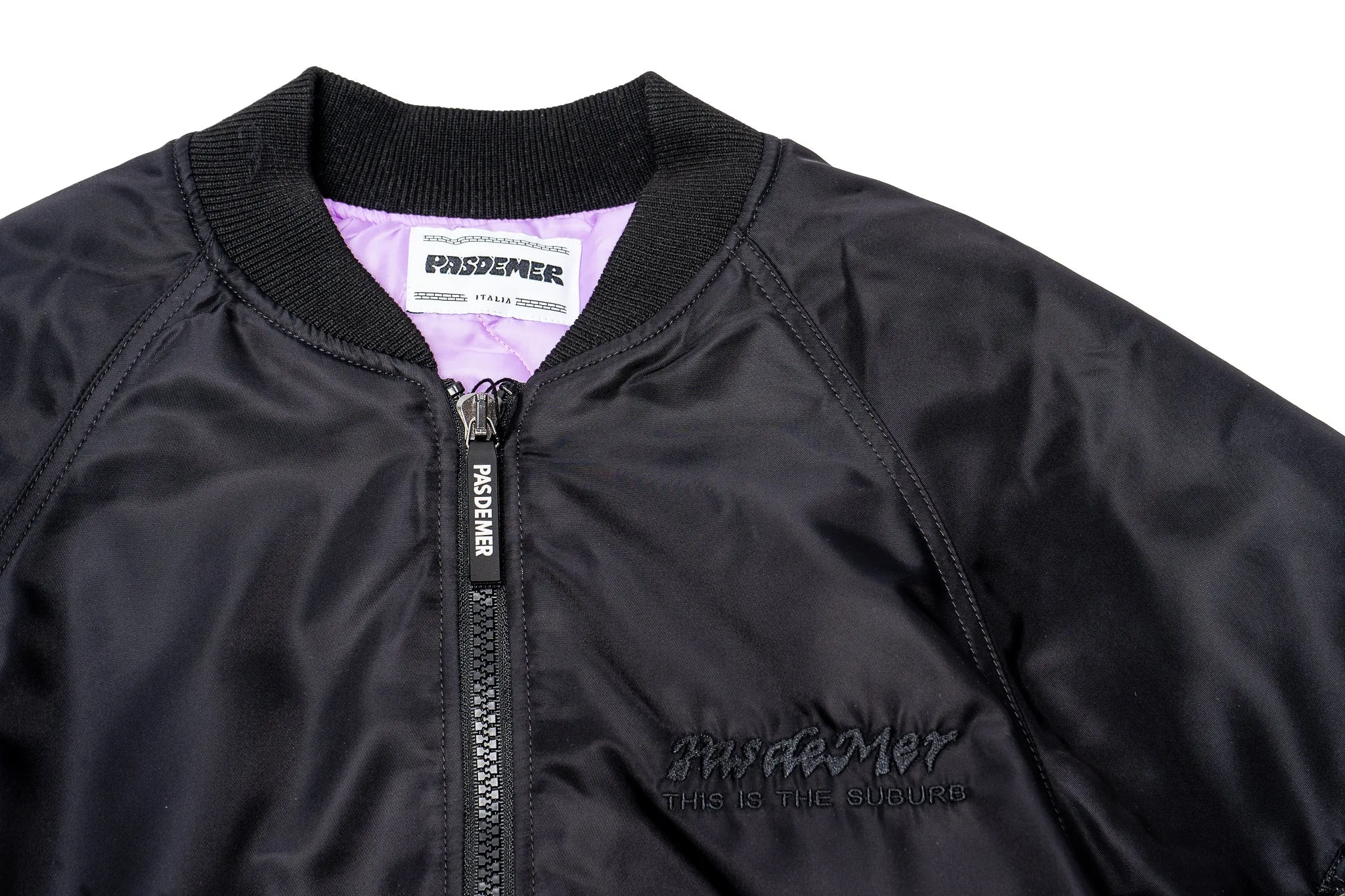 Pas de Mer Wav Bomber Jacket "Black"