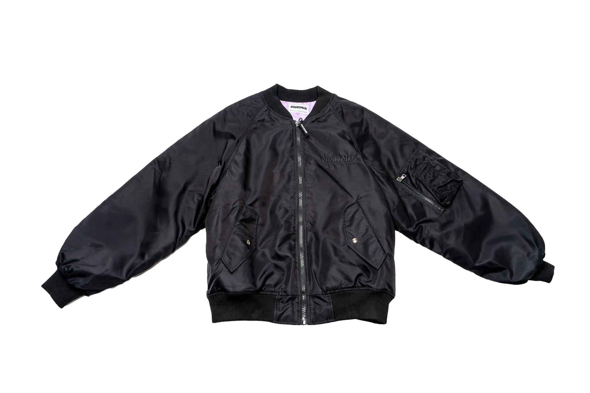 Pas de Mer Wav Bomber Jacket "Black"