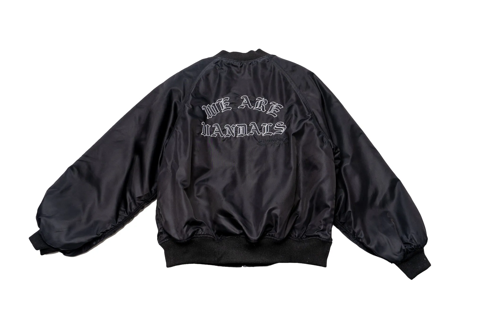 Pas de Mer Wav Bomber Jacket "Black"