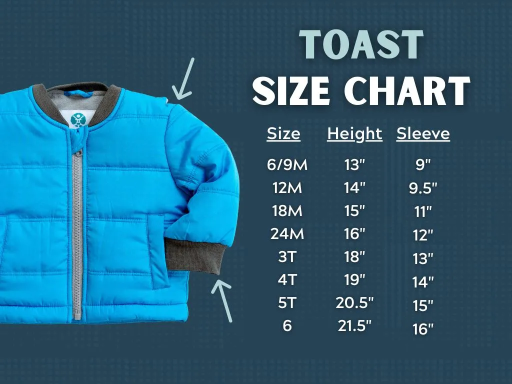 PREORDER Toast Car Seat Coat