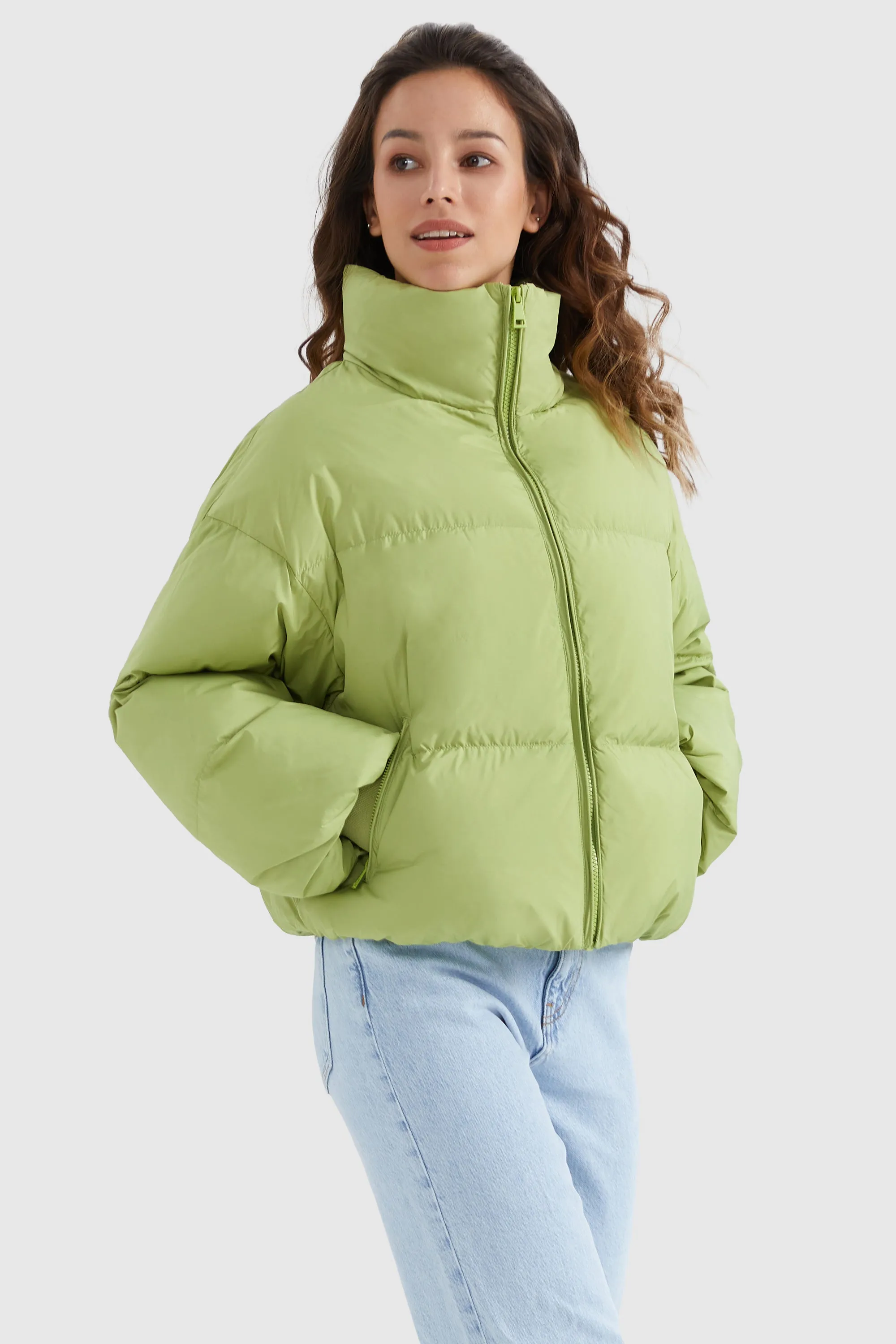 Puff-O Classics Short Baggy Oversize Down coat-Crystal Blue