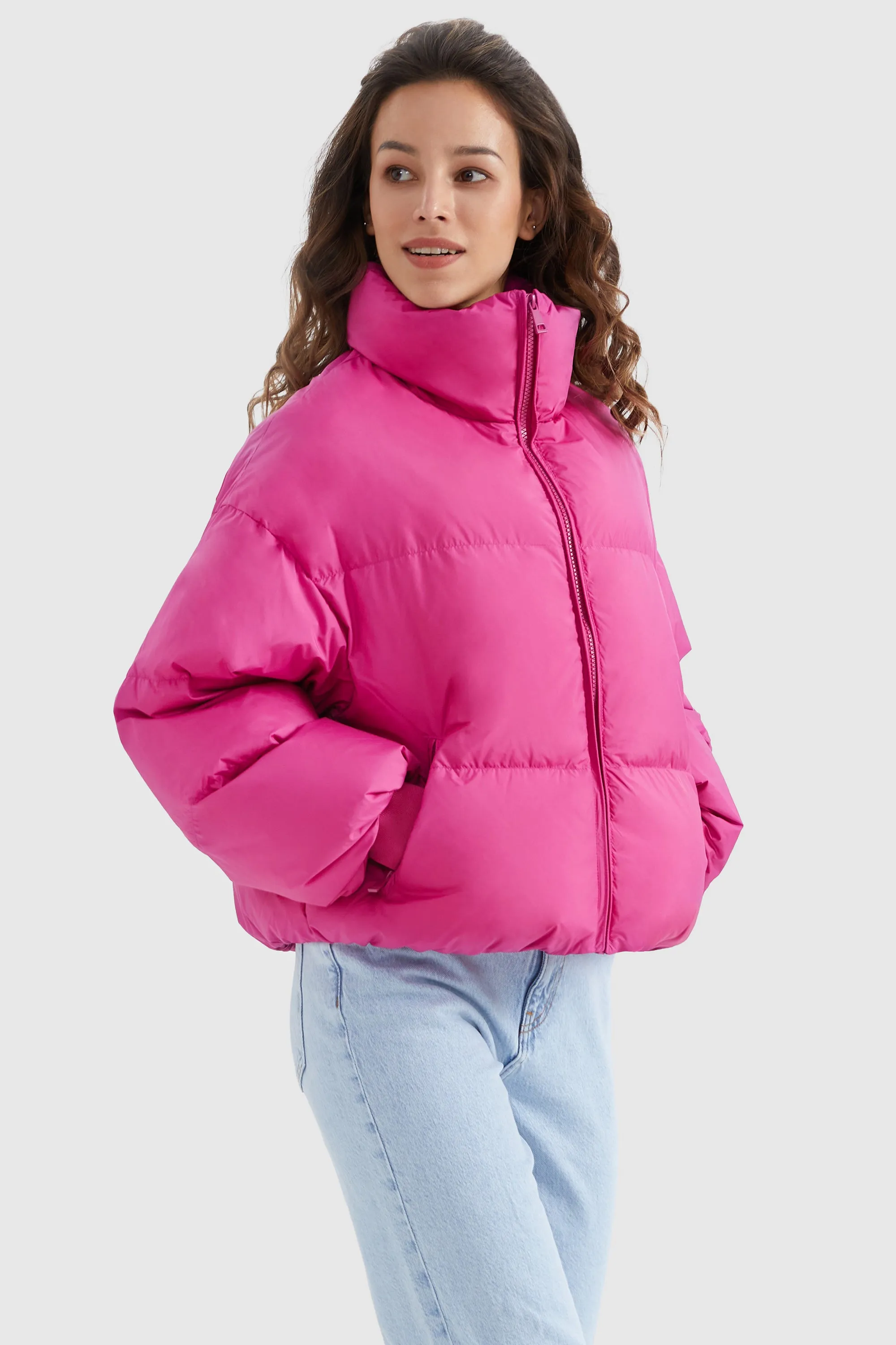 Puff-O Classics Short Baggy Oversize Down coat-Crystal Blue