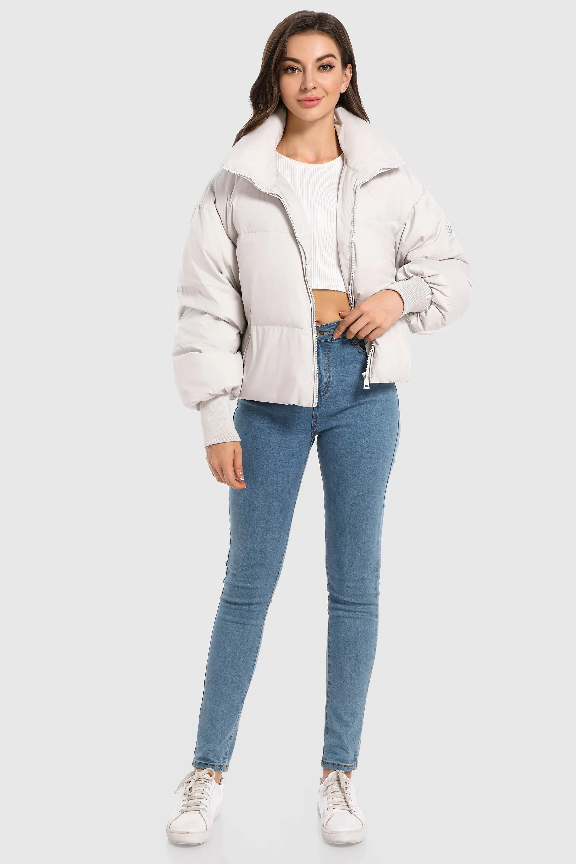 Puff-O Classics Short Baggy Oversize Down coat-Crystal Blue