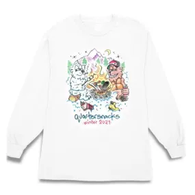 Quarter Snacks Winter 2021 Airbrush Longsleeve White