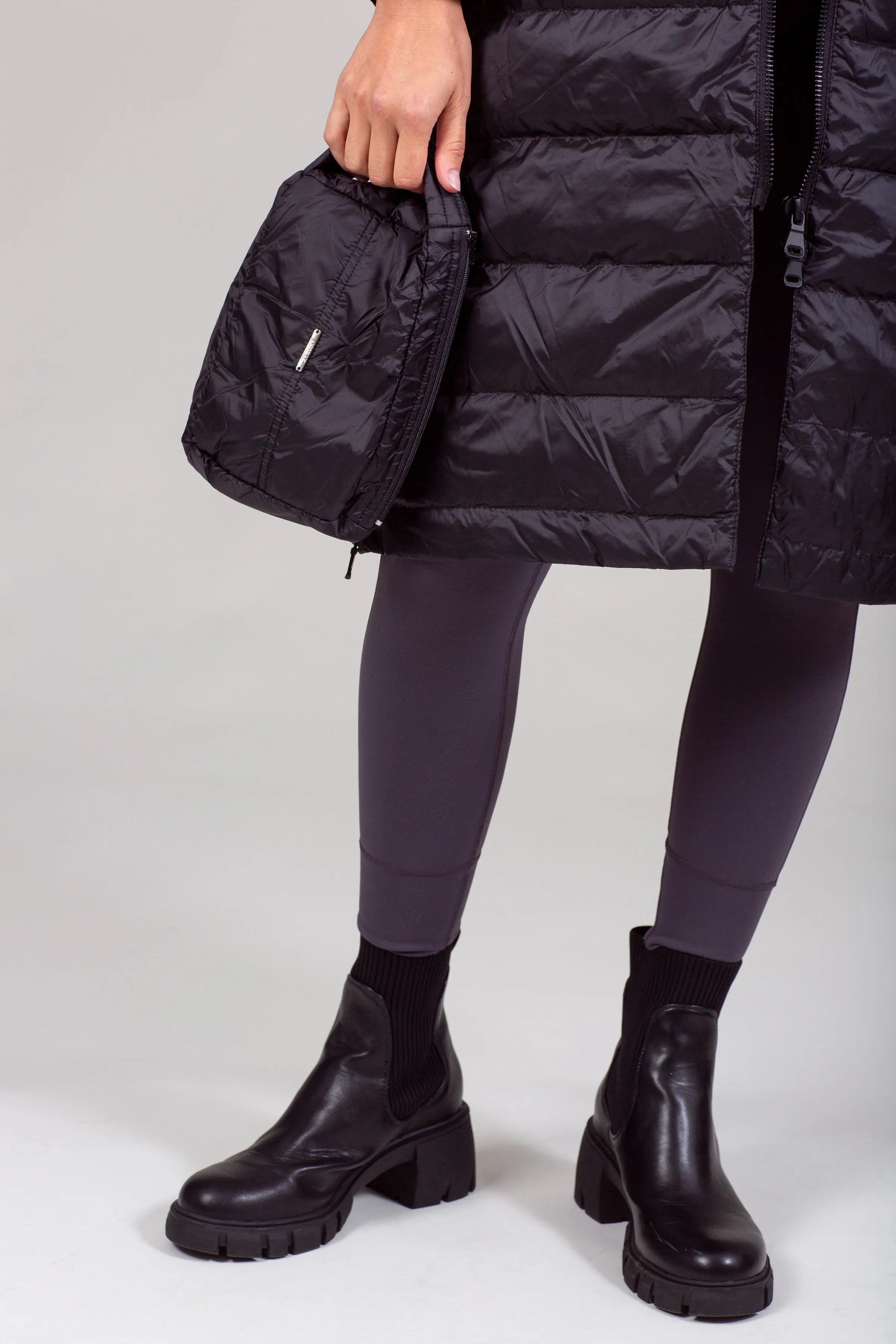 Quilted Hooded Coat