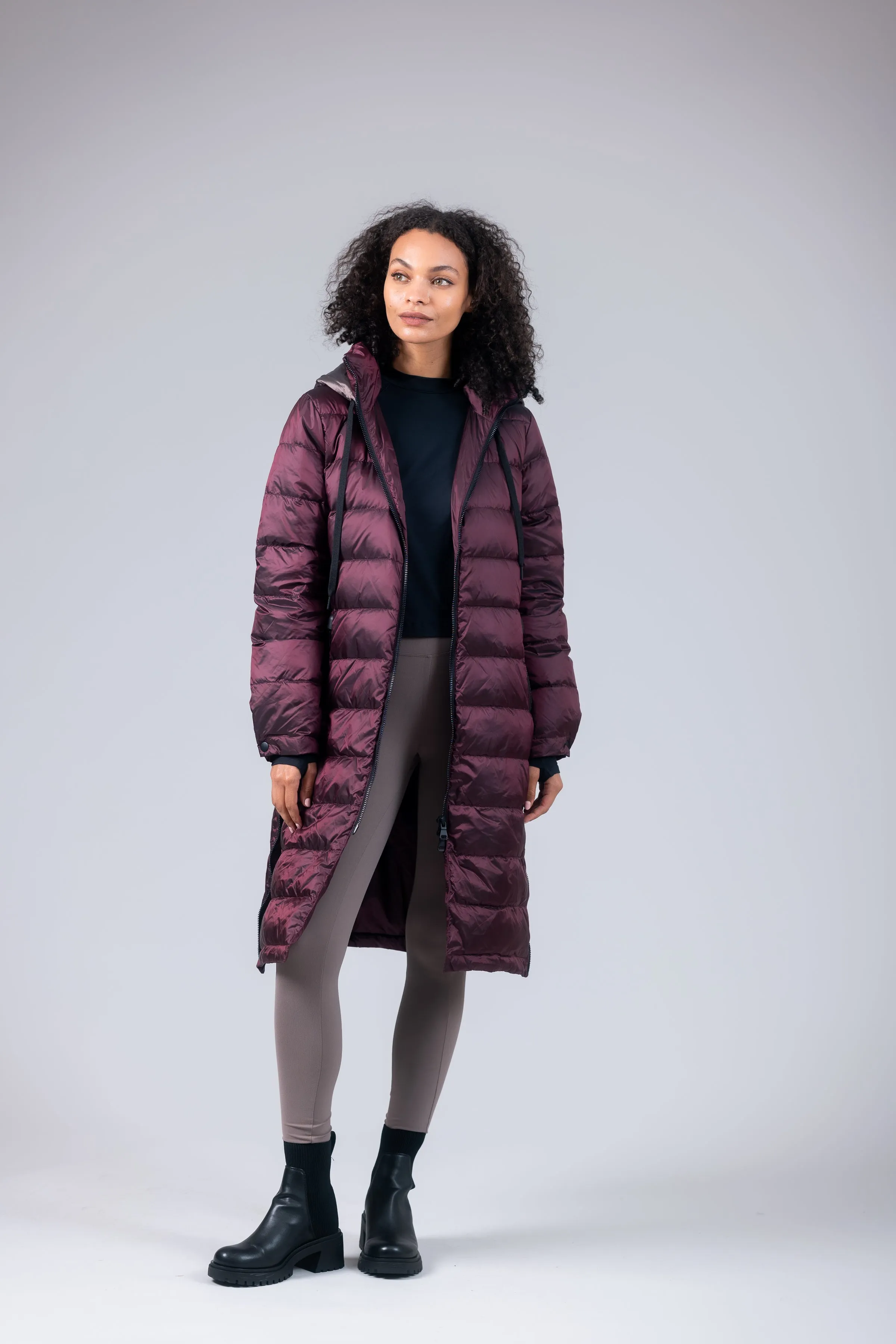 Quilted Hooded Coat