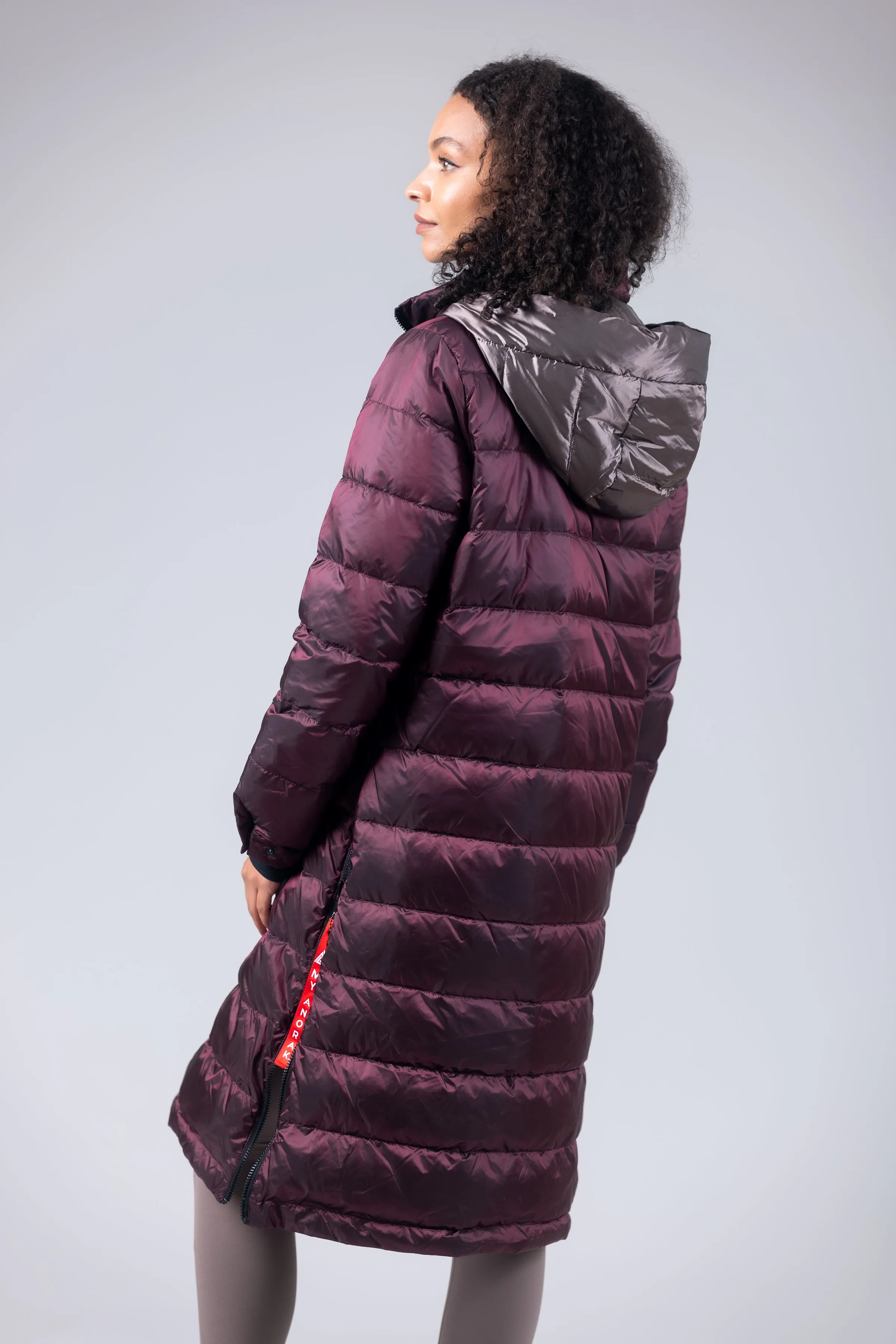 Quilted Hooded Coat