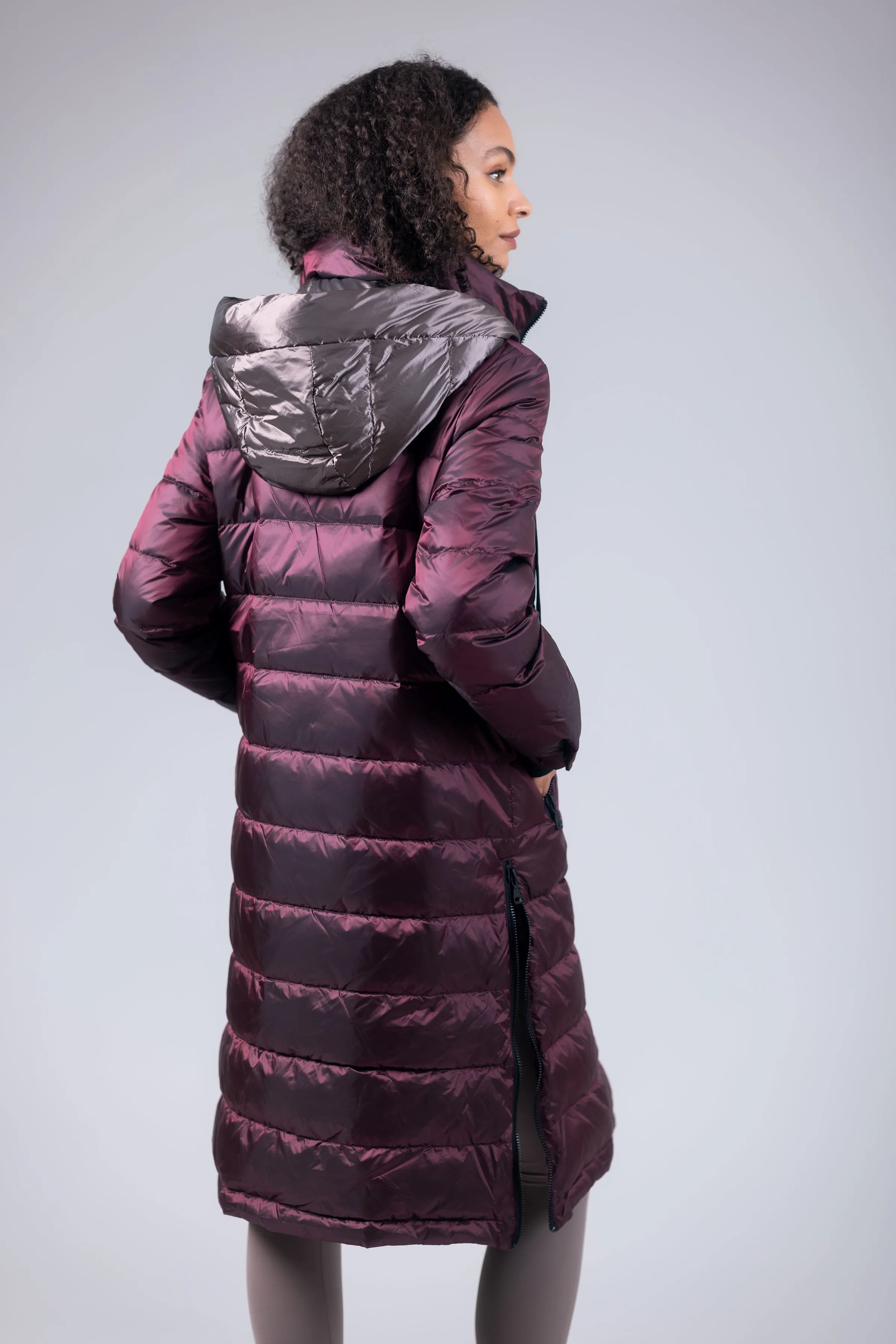 Quilted Hooded Coat