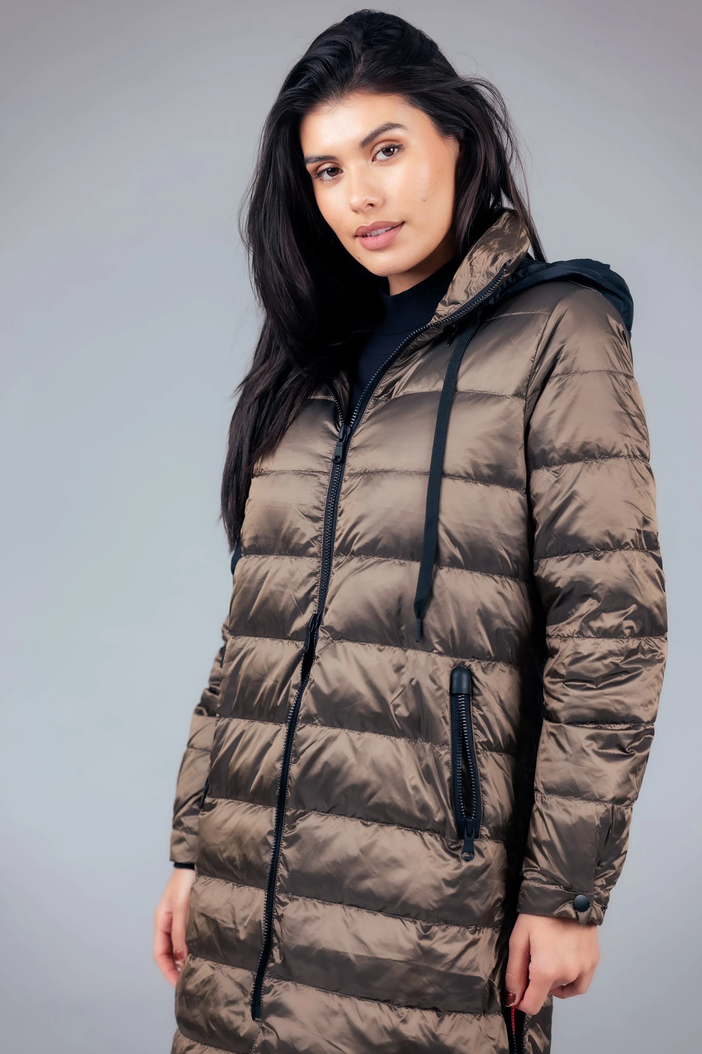 Quilted Hooded Coat