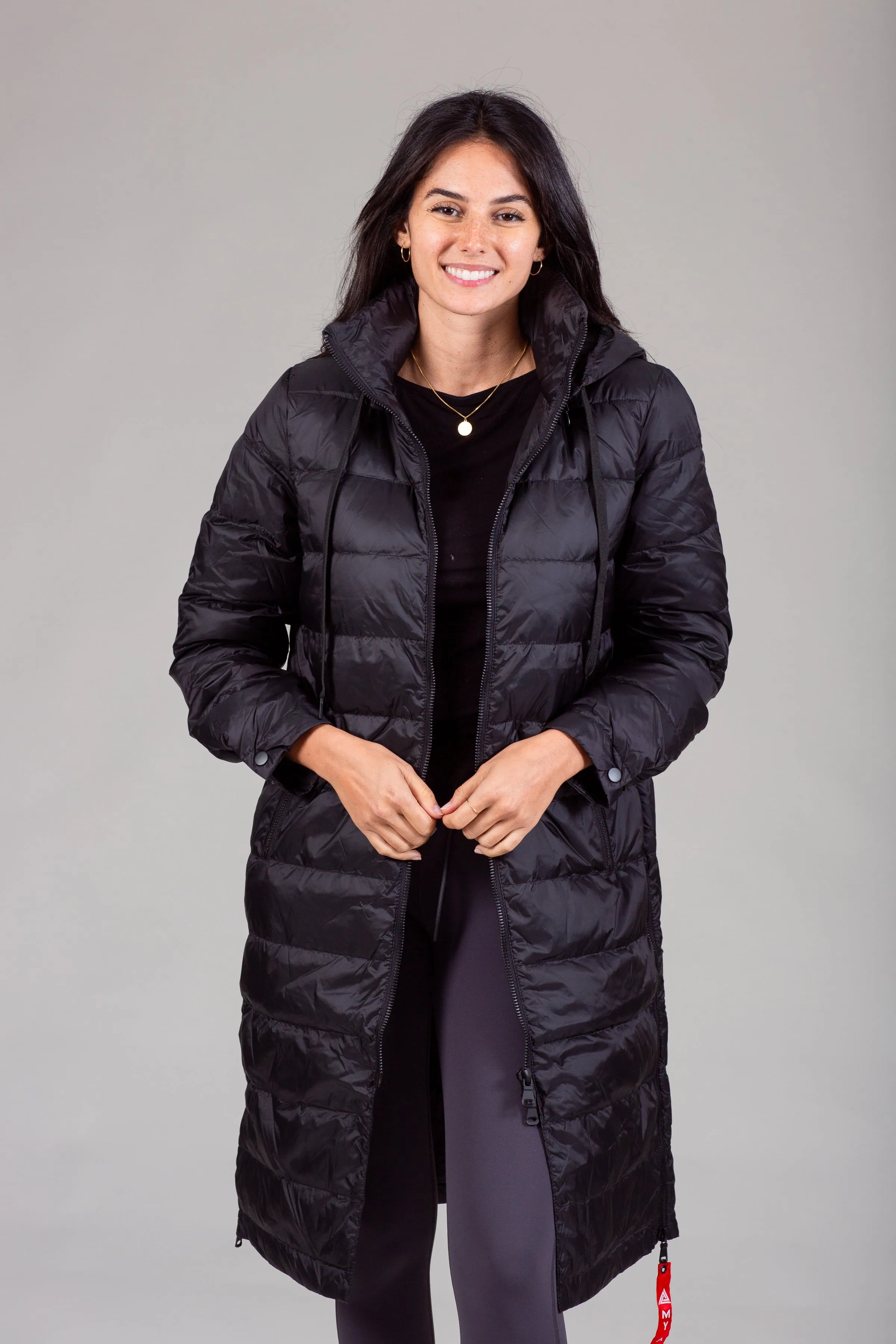 Quilted Hooded Coat