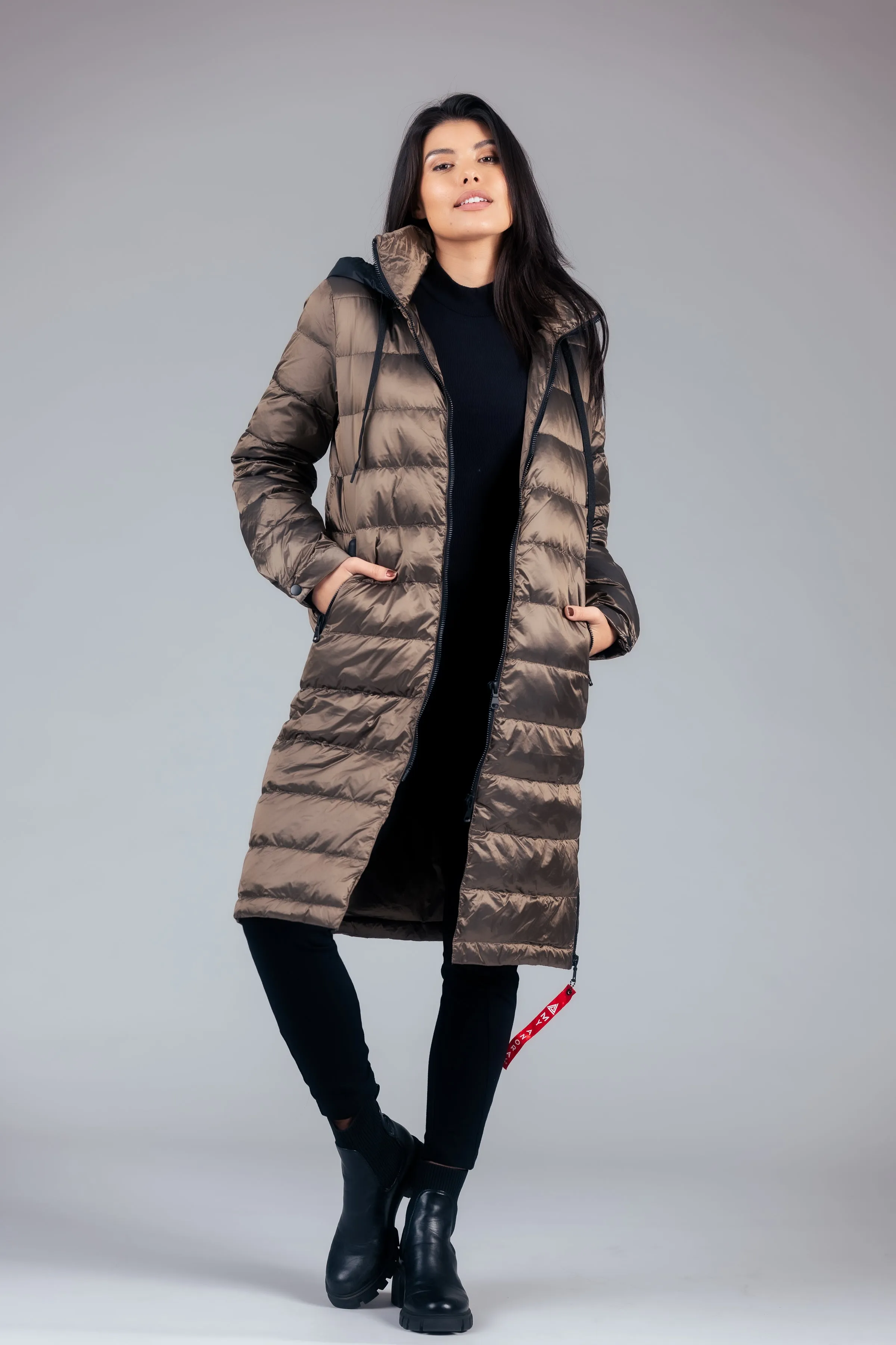 Quilted Hooded Coat