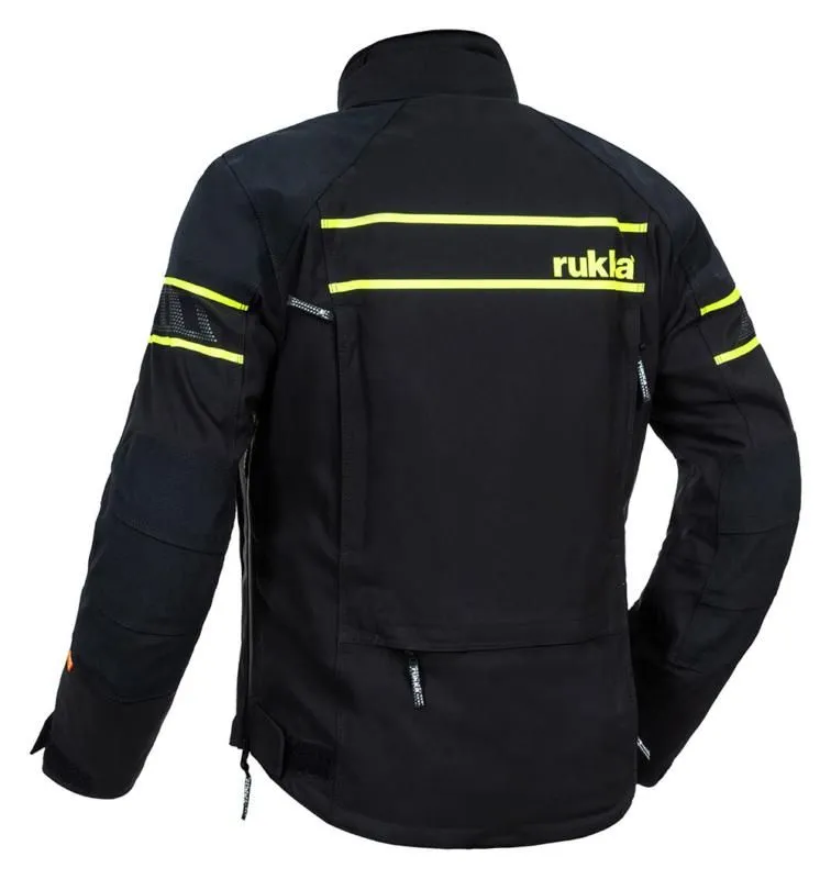 Rukka Nivala 2.0 Mens Gore-Tex Textile Jacket - Black / Yellow