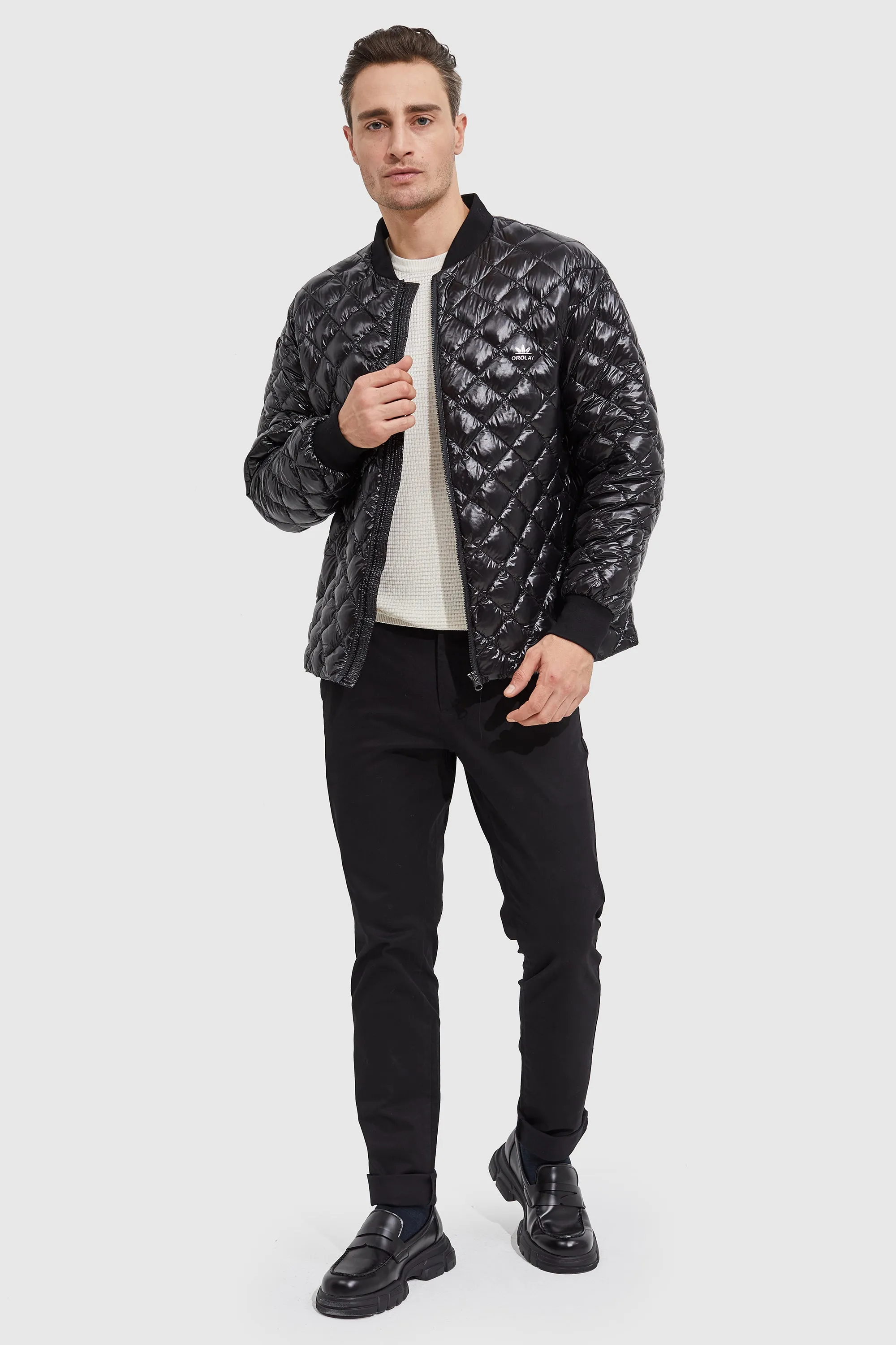 Short Lightweight Bomber Jacket