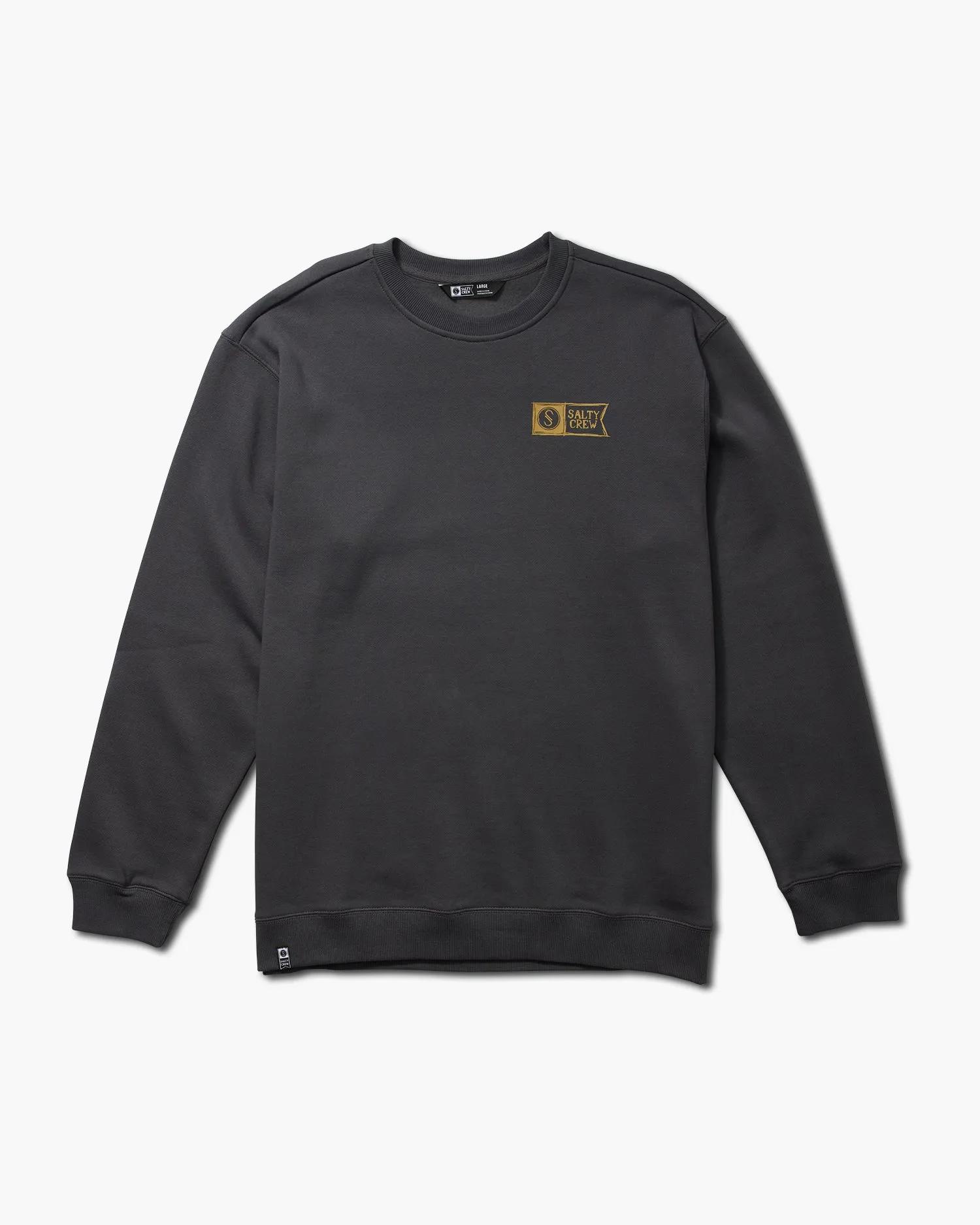 Sketchy Alpha Charcoal Crew Fleece