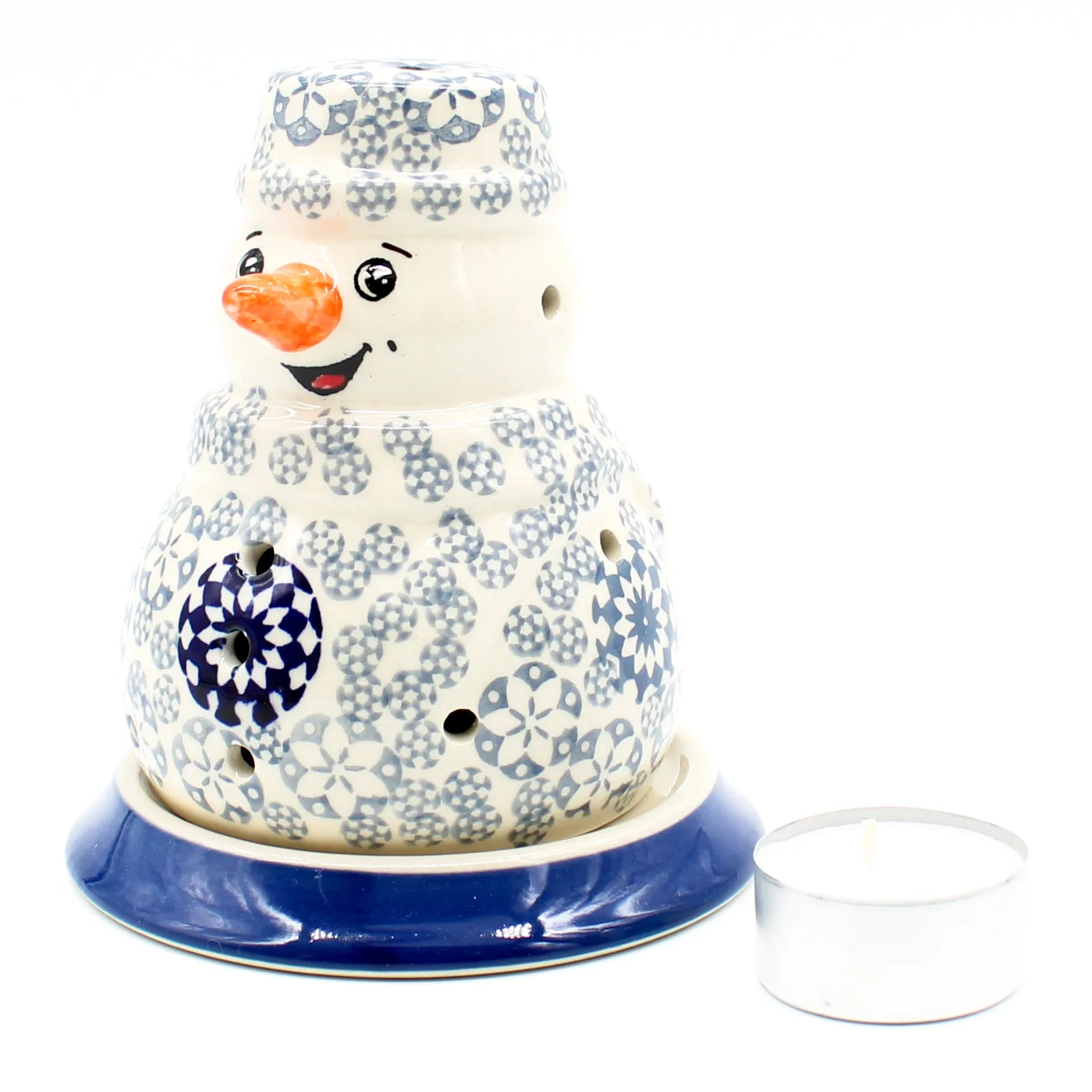 Snowman Tea Candle Holder in Winter Wonderland