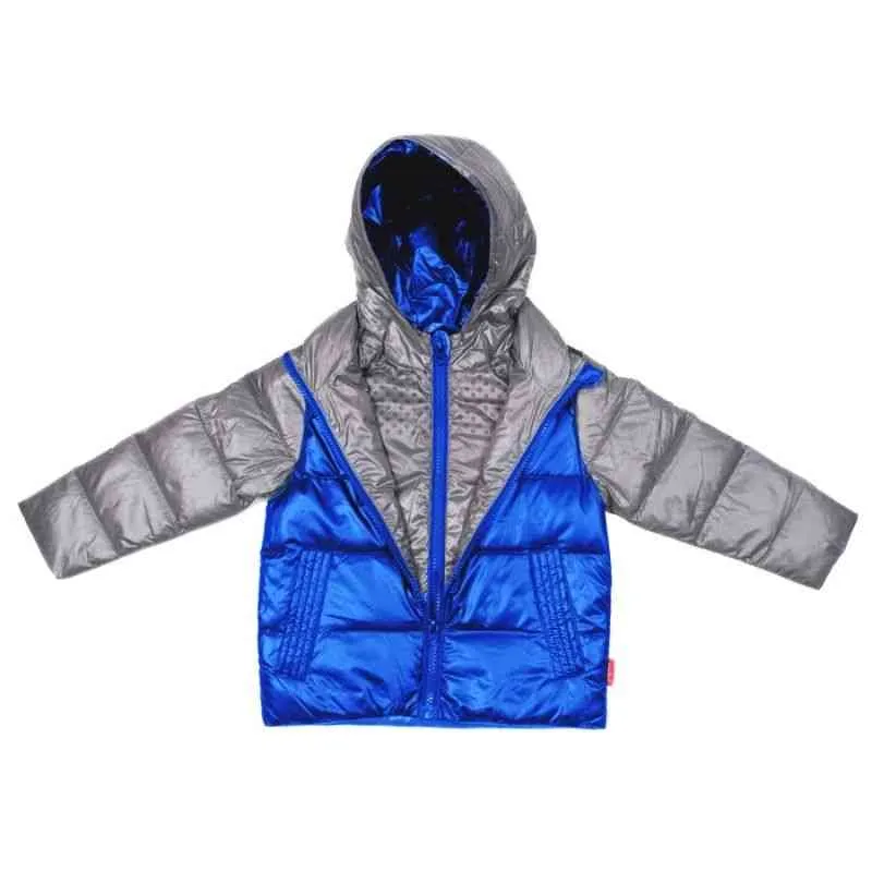 The Road Coat Down - Platinum / Royal Blue