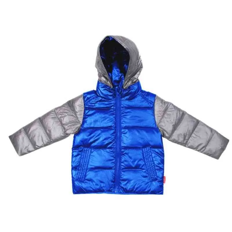 The Road Coat Down - Platinum / Royal Blue