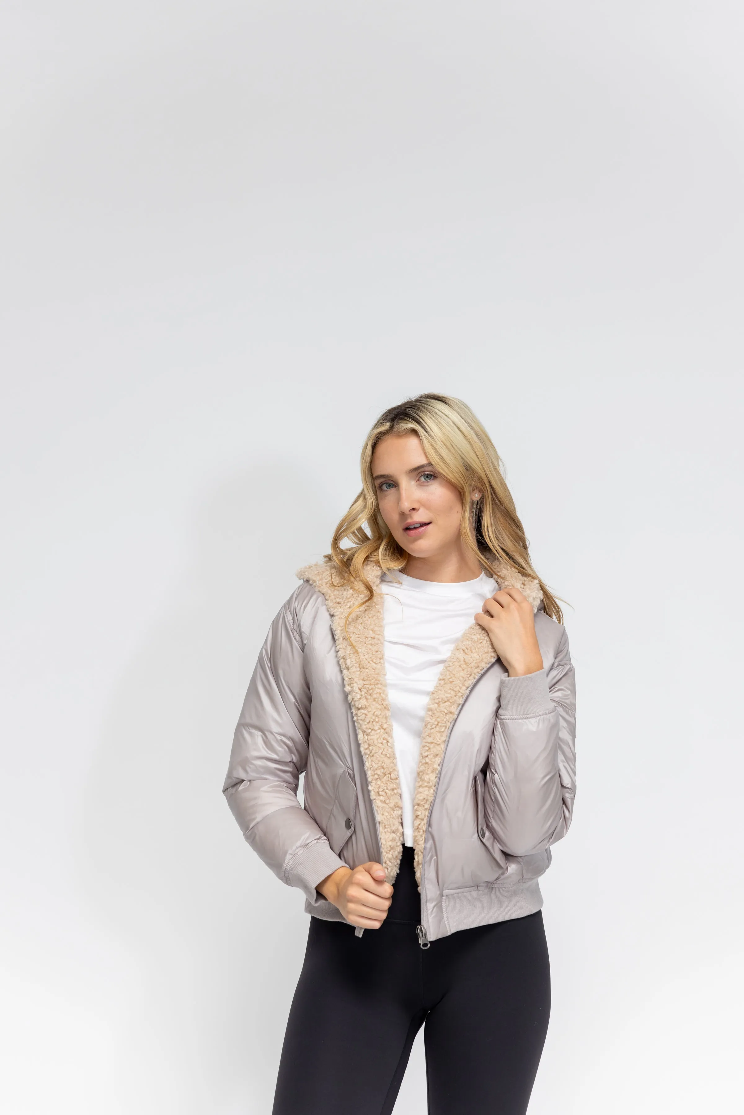 The Sherpa Hood Bomber Jacket