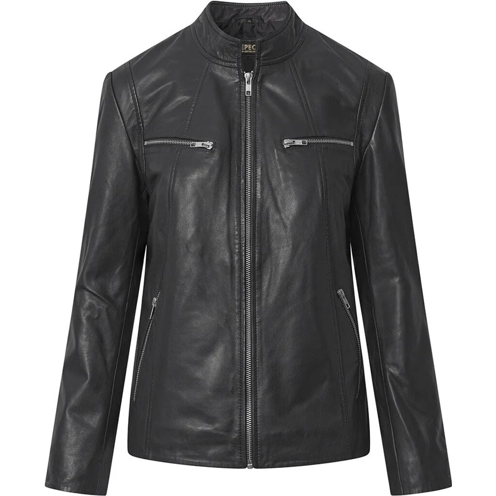 Timeless Noelle leather jacket / 51248 - Black (Nero)