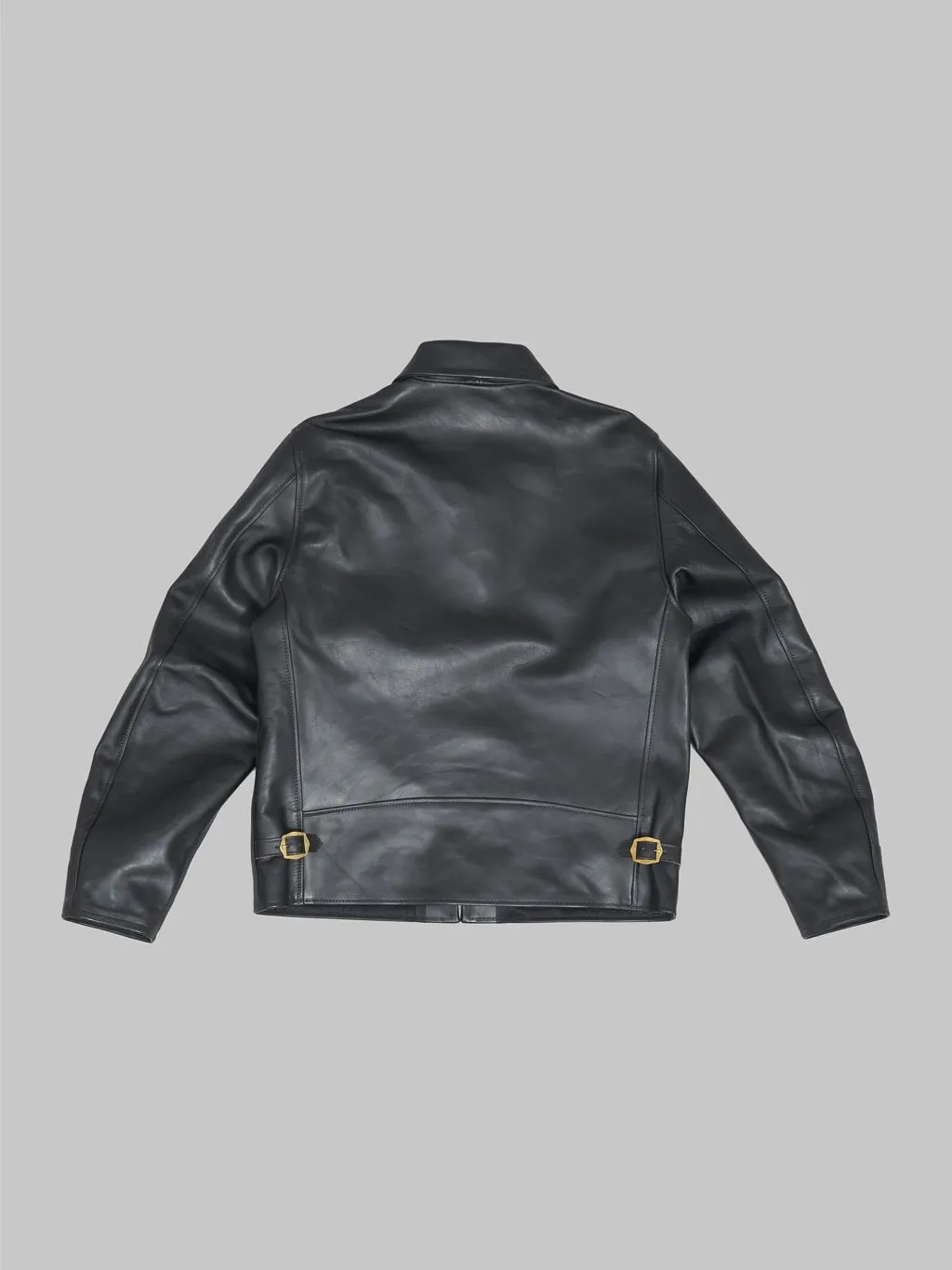 Black Horsehide Leather Jacket - Trophy Clothing Hummingbird Style