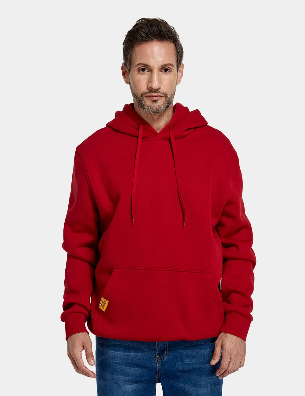 Unisex Heated Pullover Hoodie with Heating on Chests (Apparel Only)