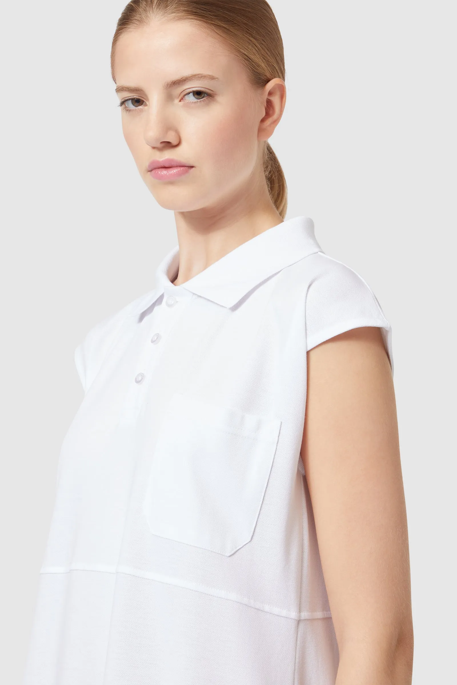 UPSIDE DOWN POLO SHIRT DRESS