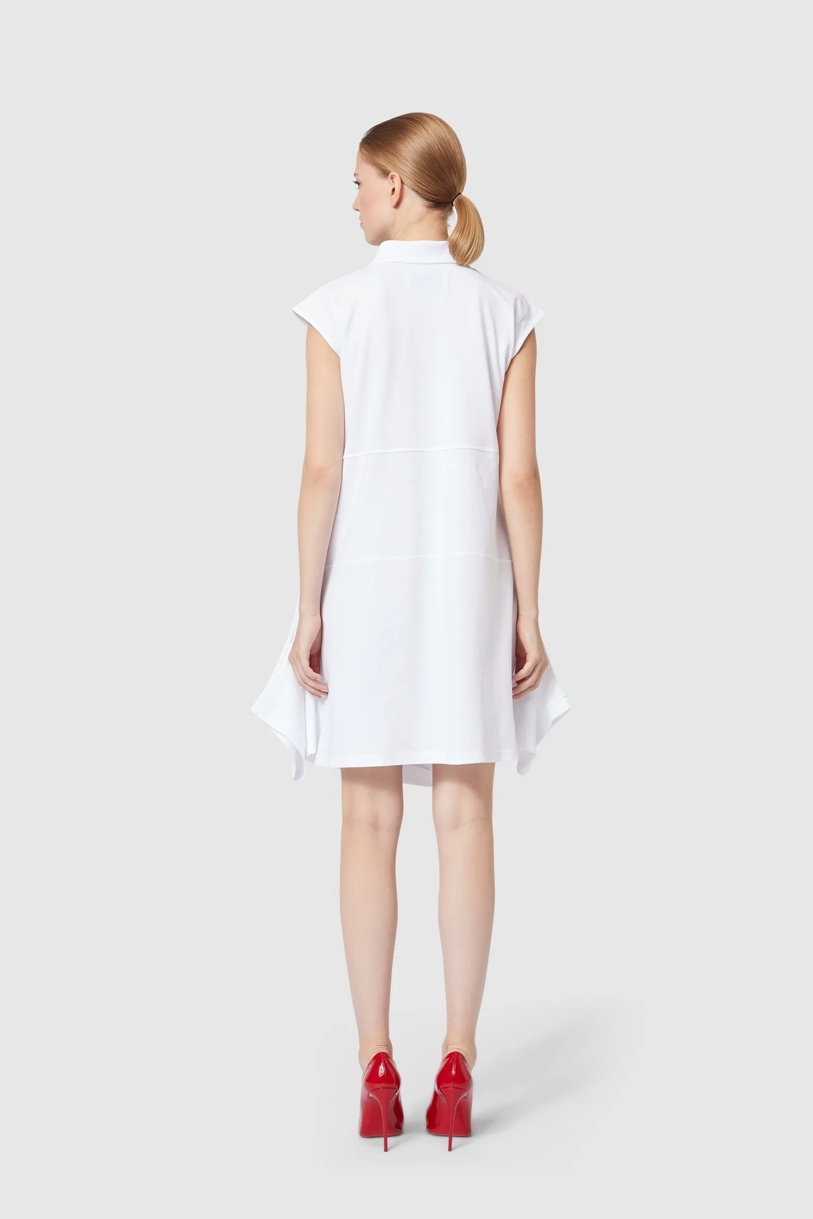 UPSIDE DOWN POLO SHIRT DRESS