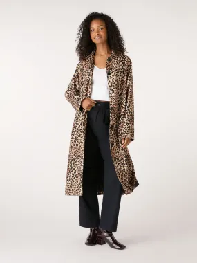 Valencia Cheetah Printed Trench