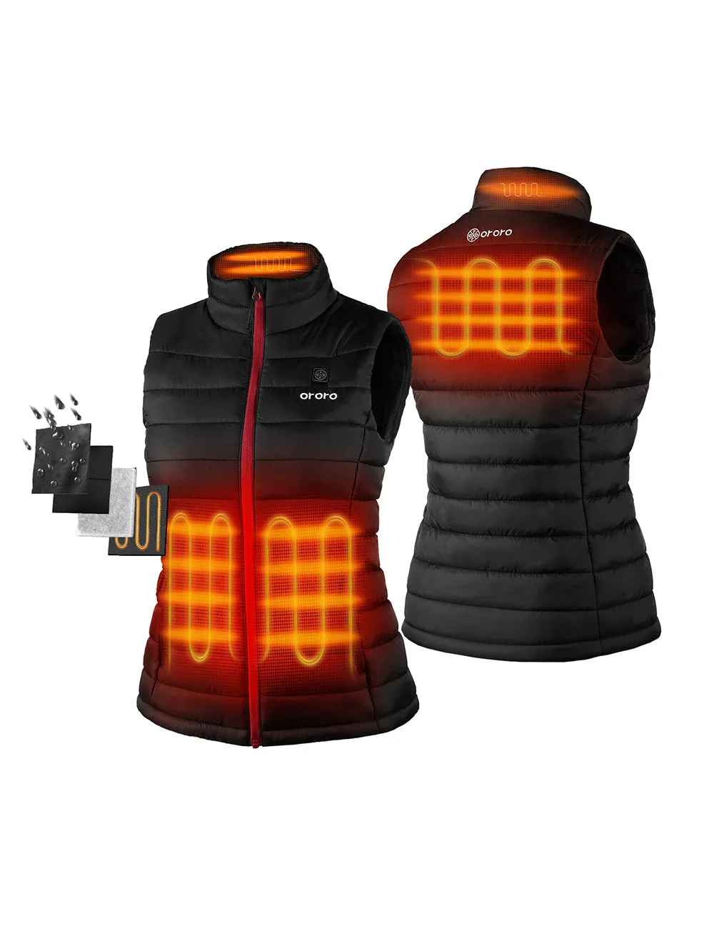 Women's Classic Heated Vest - Black