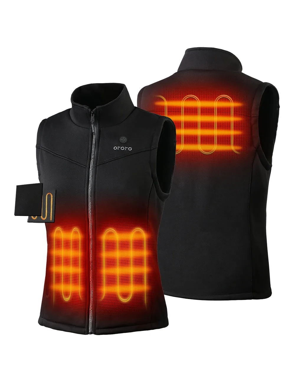 Women's Heated Fleece Vest (Apparel Only)