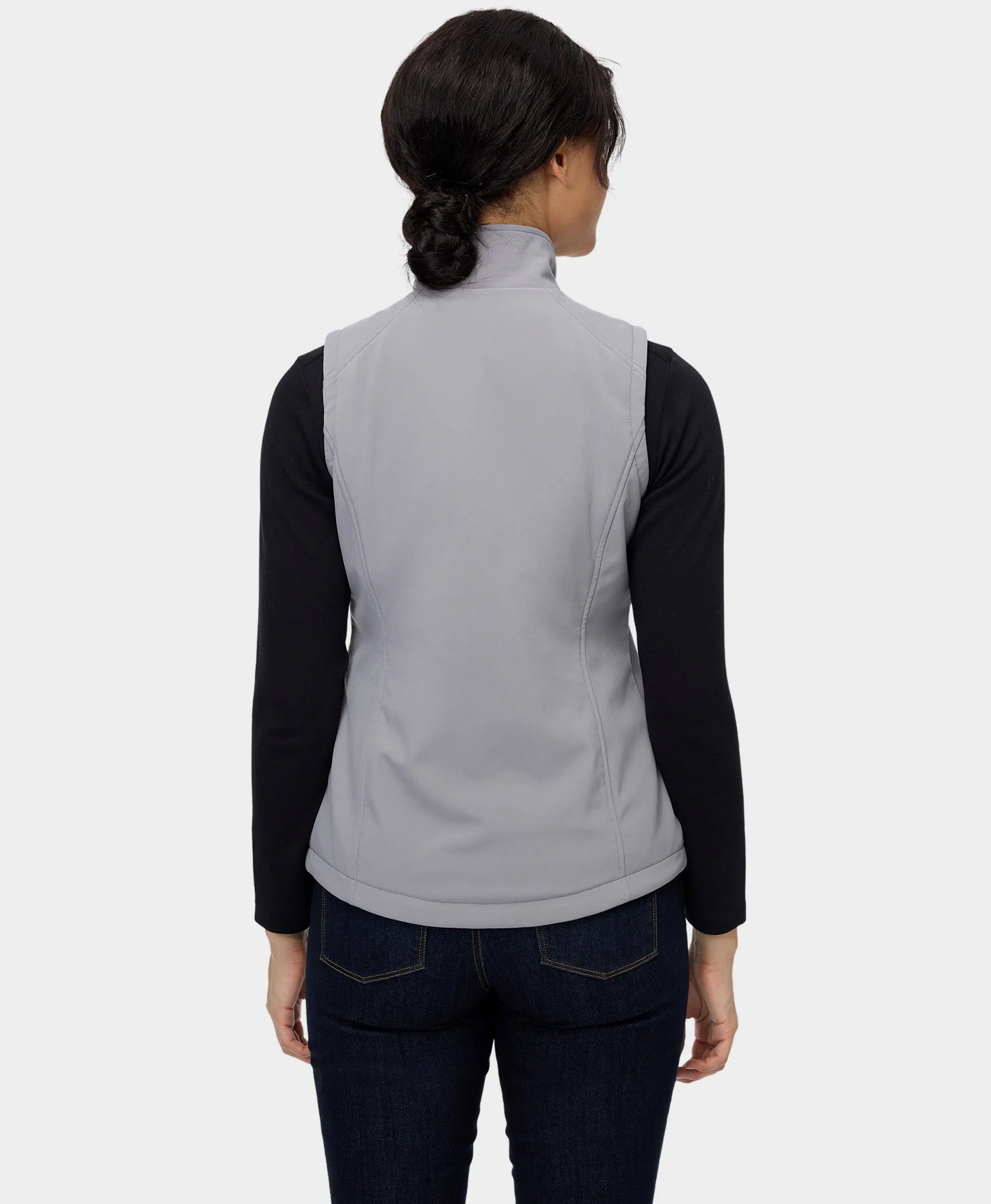 Women's Heated Softshell Vest - Lower Back Heating (Apparel Only)