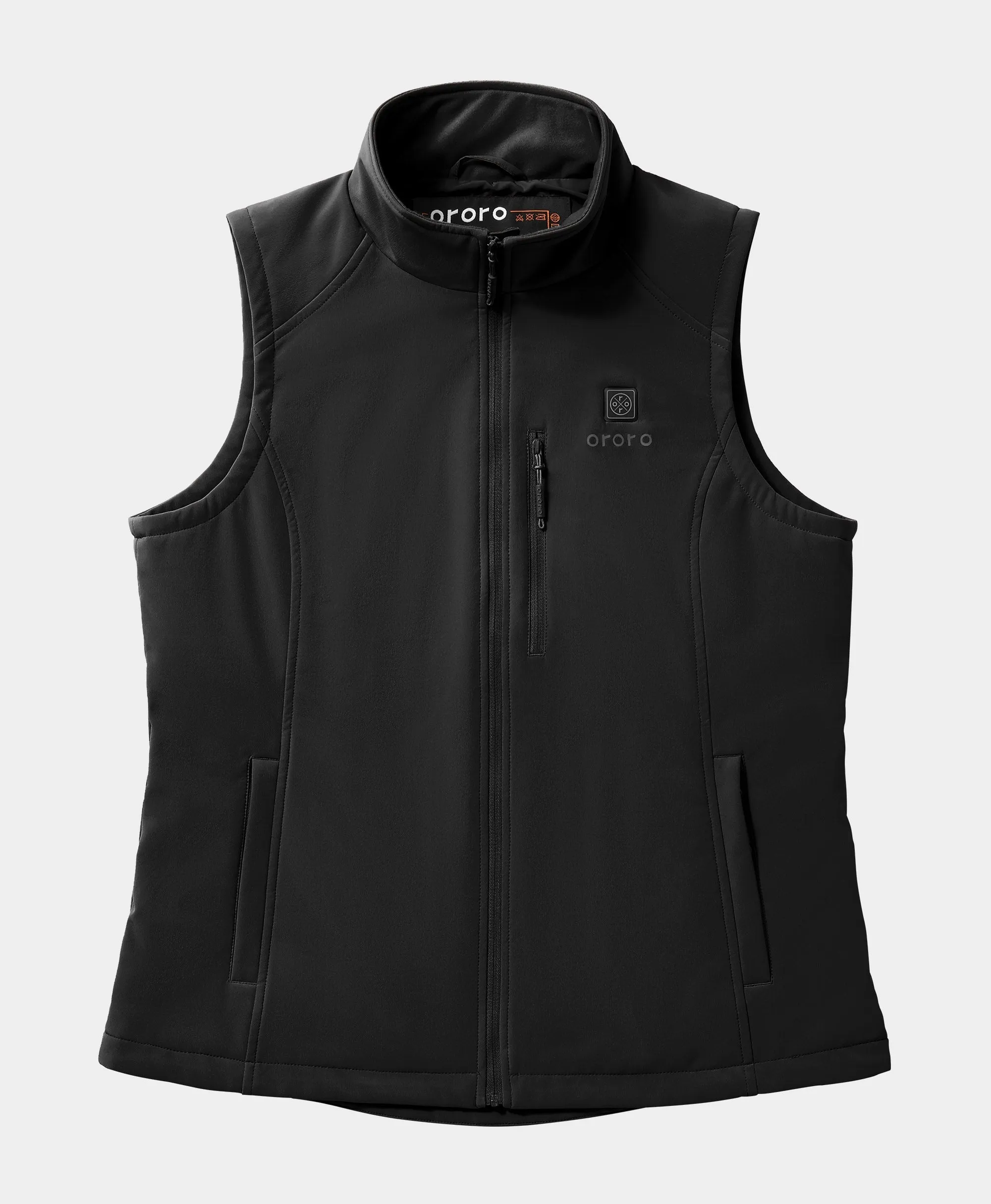 Women's Heated Softshell Vest - Lower Back Heating (Apparel Only)