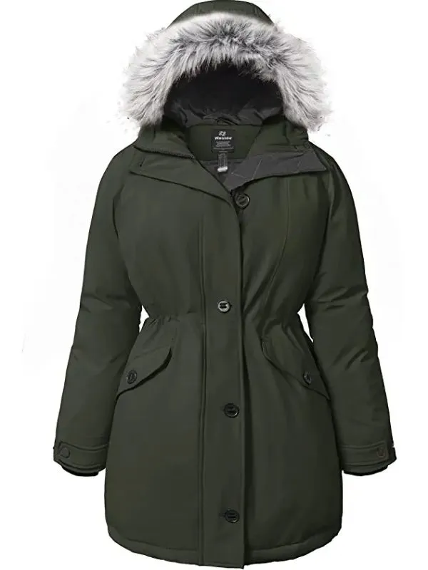 Women's Plus Size Winter Parka Coat